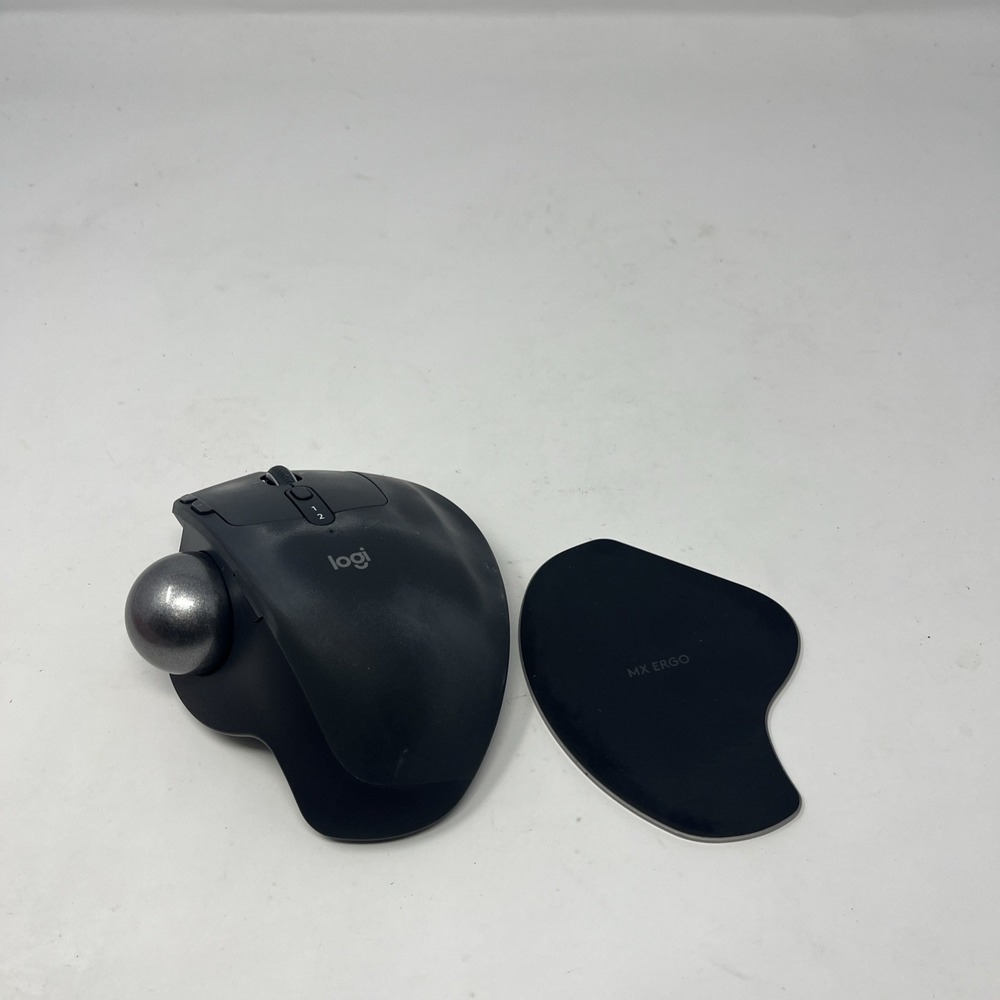 Logitech M-R0065 MX Ergo Wireless Trackball Mouse with plate NO DONGLE